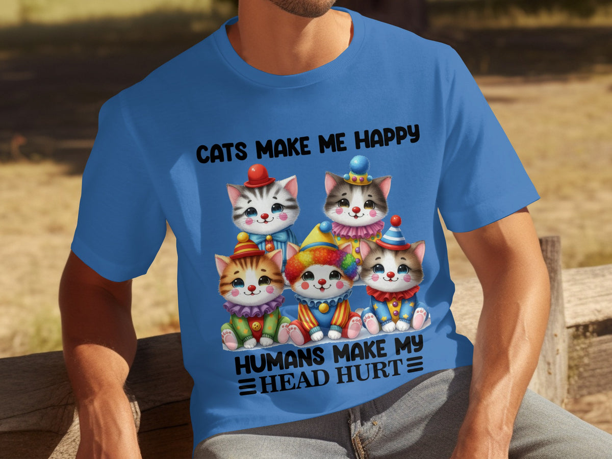 Cats Make Me Happy Humans Make My Head Hurt product