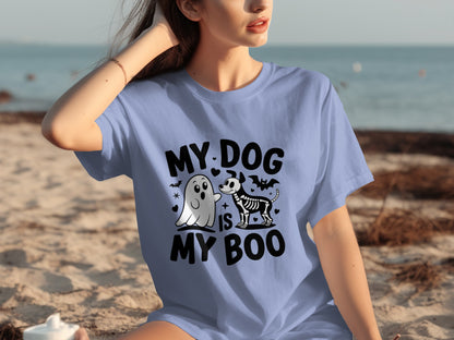 My Dog Is My Boo Halloween Themed T-Shirt