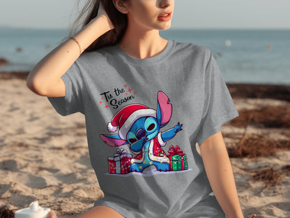 'Tis the Season Christmas Stitch Graphic T-Shirt'