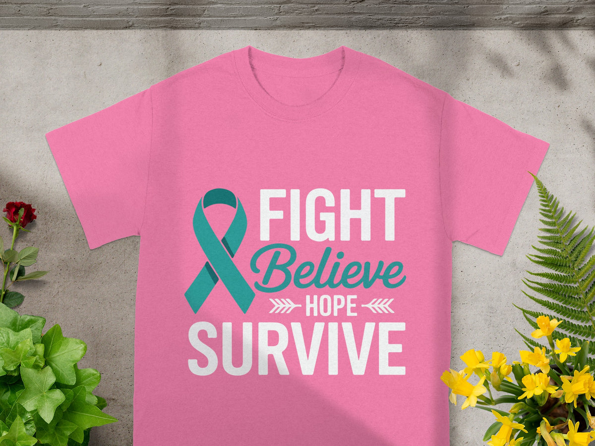 Fight Believe Hope Survive Inspirational Shirt