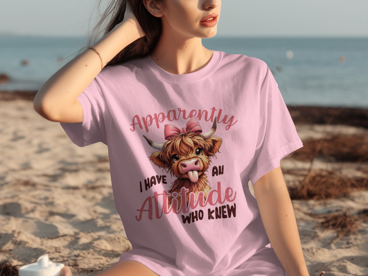 Apparently I Have An Attitude Who Knew T-Shirt
