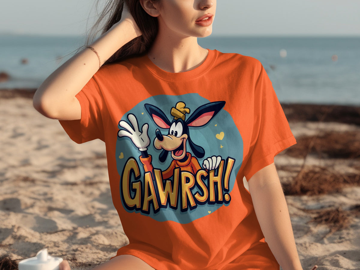 Colorful Gawrsh Character Graphic Tee for Fun Look