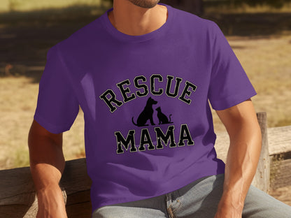 Rescue Mama Graphic Tee for Animal Lovers