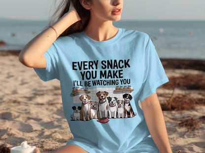 Every Snack You Make I'll Be Watching You T-shirt