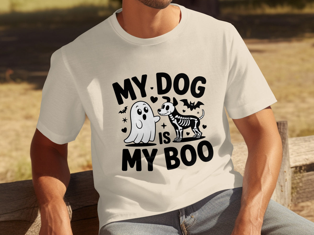 My Dog Is My Boo Halloween T-Shirt Design