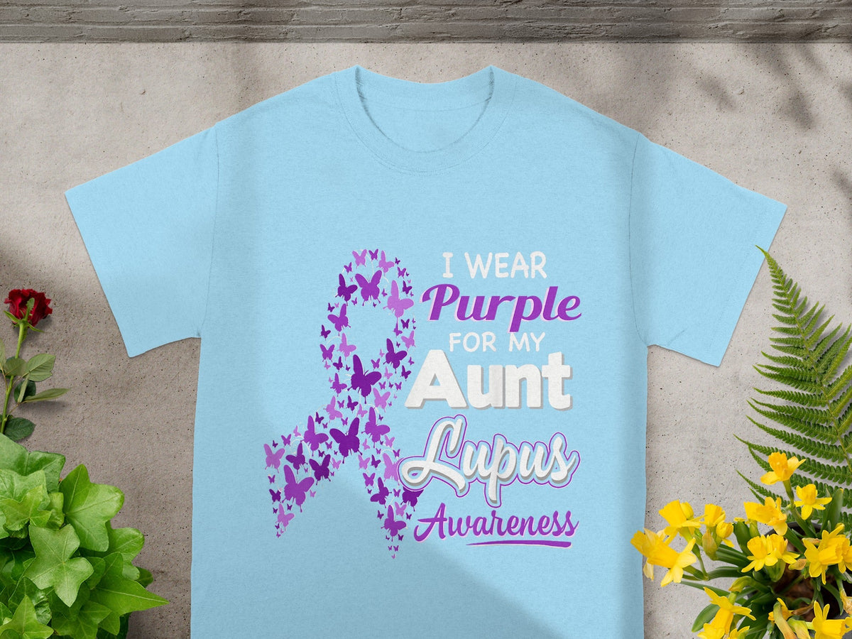 I Wear Purple for My Aunt Lupus Awareness Shirt