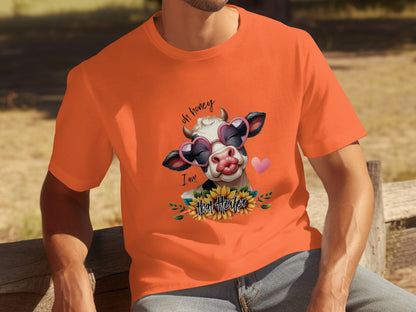 Oh Honey I Am That Heifer Cute Cow Design T-shirt