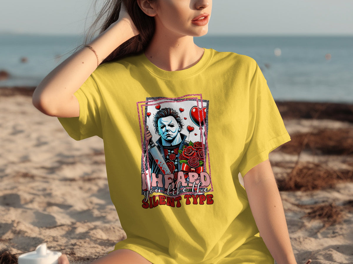 He Is Hard You Like The Silent Type T-shirt
