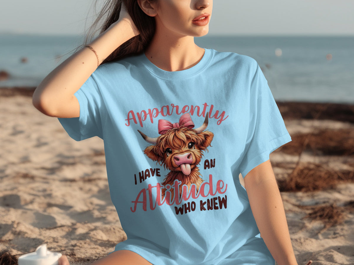 Apparently I Have An Attitude Who Knew T-shirt